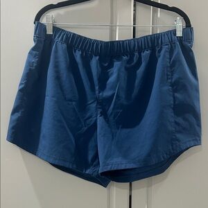 Women's Athletic Blue Shorts